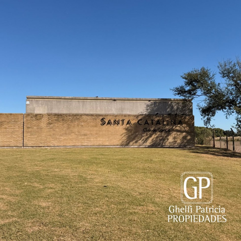 LOTE EN VENTA, SANTA CATALINA, CLUB DE CAMPO.