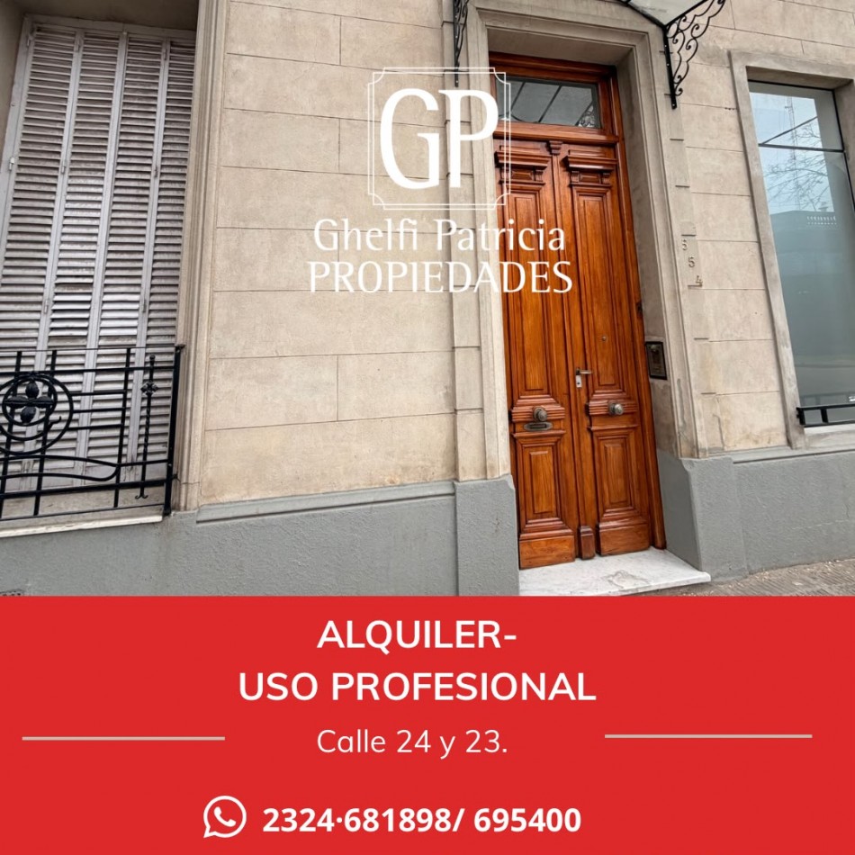Alquiler uso Comercial/ profesional-